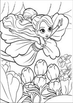 coloring page Barbie Thumbelina